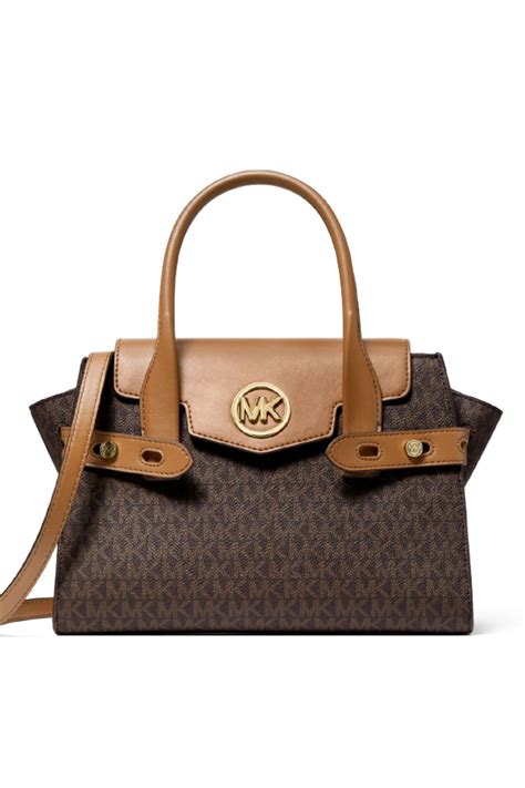 michael kors 35s2gnms5b|Carmen Medium Logo Belted Satchel .